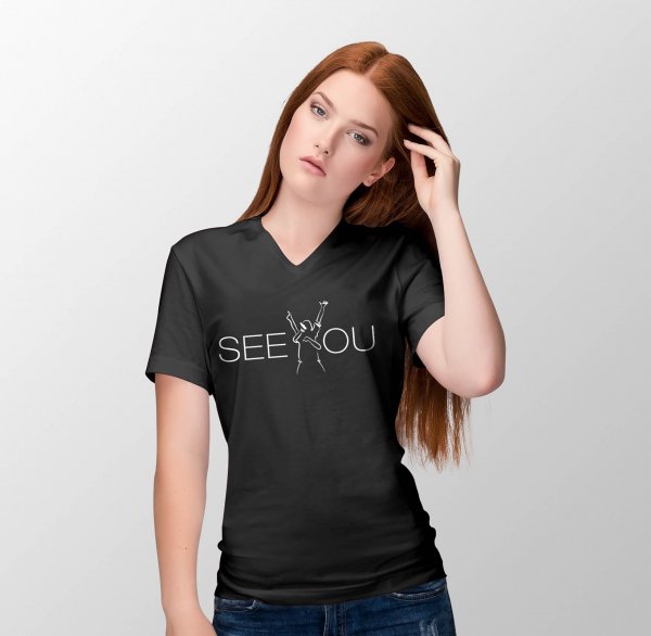 T-Shirt LADY V-Neck | "SEE YOU"